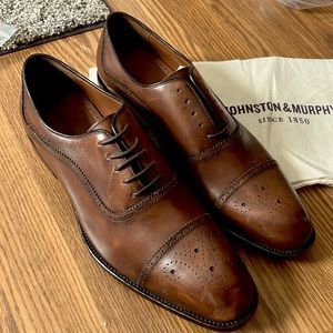 Johnston & Murphy "Conrad" Cap Toe Classic NWOT Size 11 Men